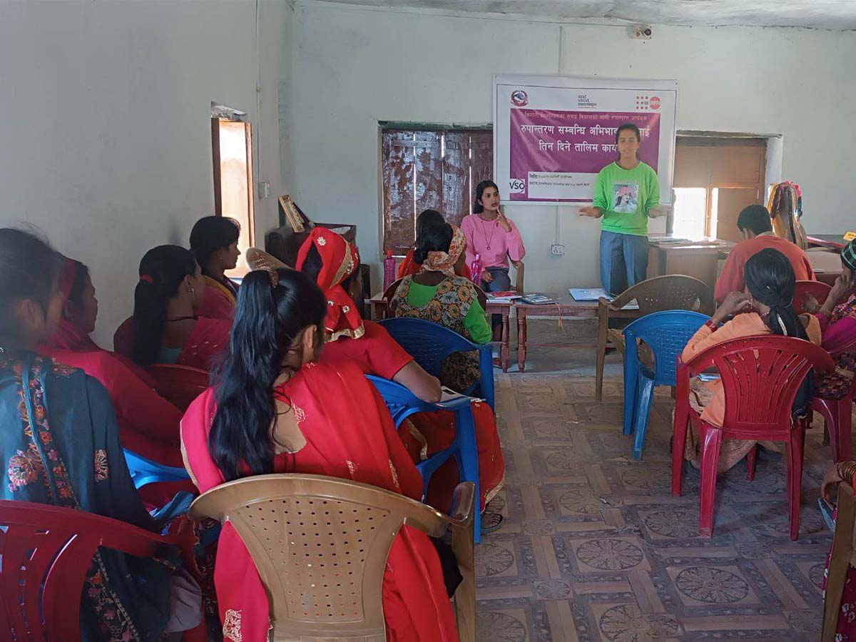 बालविवाह अन्त्यका लागि अभिभावक रुपान्तरण तालिम 